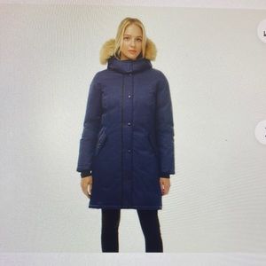 Triple FAT Goose “Alistair II” Down Filled Long Parka Coyote Trim Hood